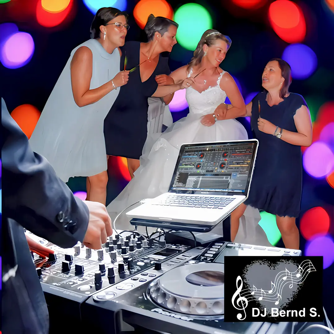 DJ Bernd S. – Hochzeitsfeier mit Braut und Gästen