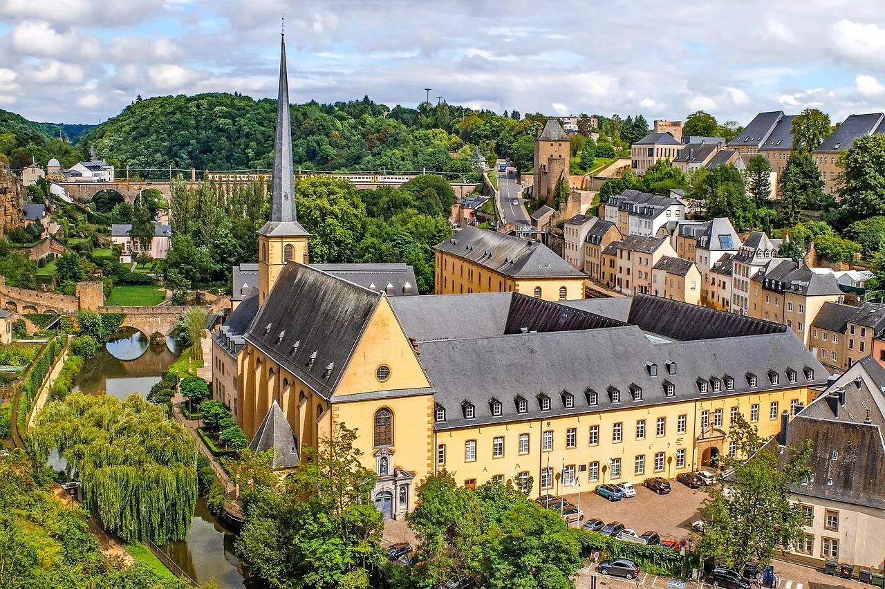 Blick auf die Altstadt von Luxemburg-Stadt